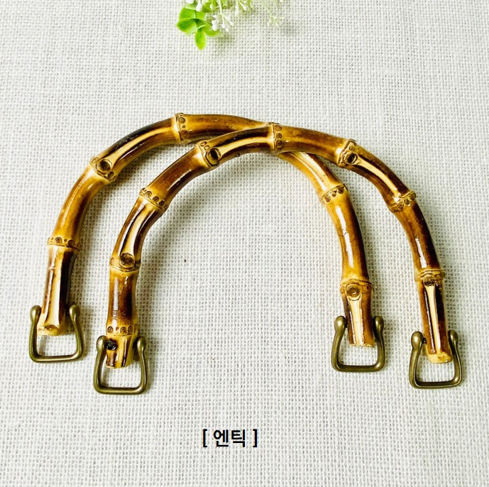 국산)대나무 핸들 가방손잡이 (1쌍) - 상세 이미지 4