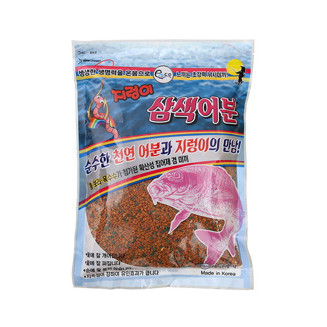 에코레저 지렁이 삼색어분 떡밥 450g 집어제 붕어낚시 - 상품 이미지
