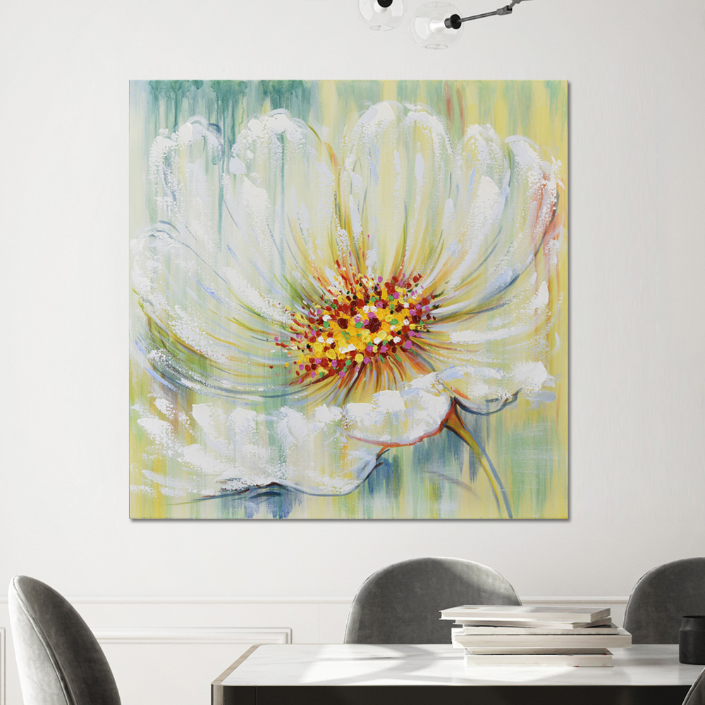 벽장식 센스있는선물 인테리어 꽃 그림액자 (70cmx70cm) - 메인 이미지