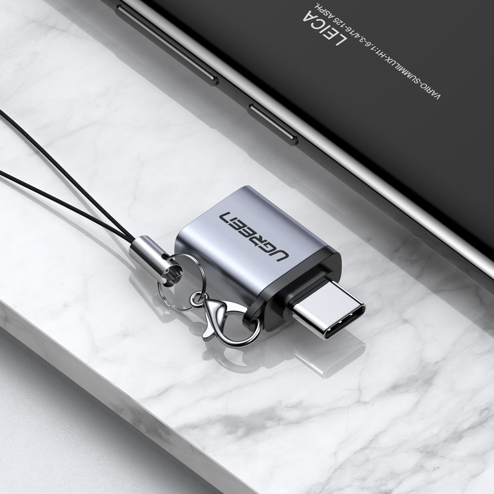 유그린 USB3.1 C타입 to USB3.0 고속 OTG 스트랩 젠더 - 상세 이미지 3