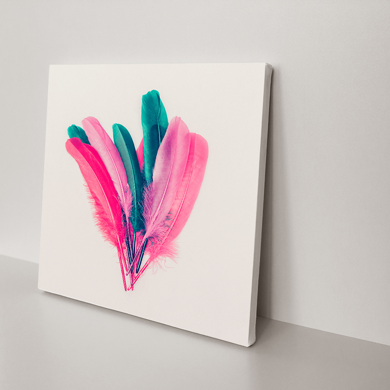 추상화 거실 인테리어 생기 그림 액자 집들이 가게오픈 선물 feathers 중형 - 상세 이미지 4