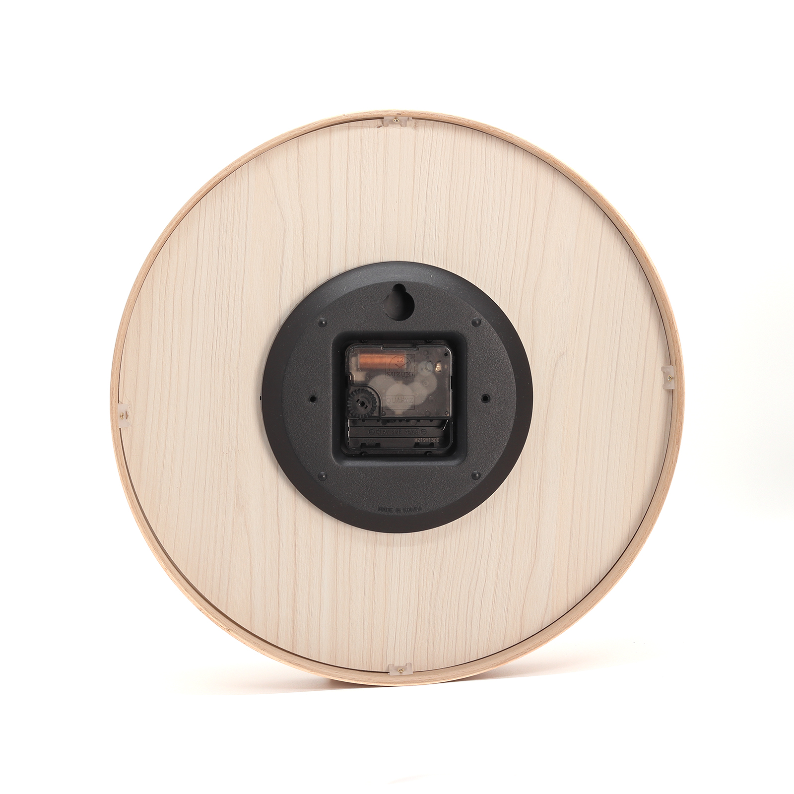 카파 무소음 원목 벽시계 비치우드 벽걸이시계 국내생산