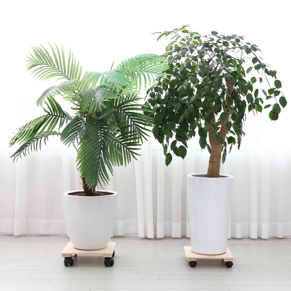 화분받침대바퀴 이동식 대형 원형 1호 물받침대