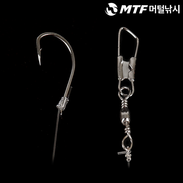 원투 낚시 묶음추 세트 원투채비 백조기 장어 도다리 구멍치기 봉돌 12호, 바늘 13호(4개입) - 상세 이미지 4