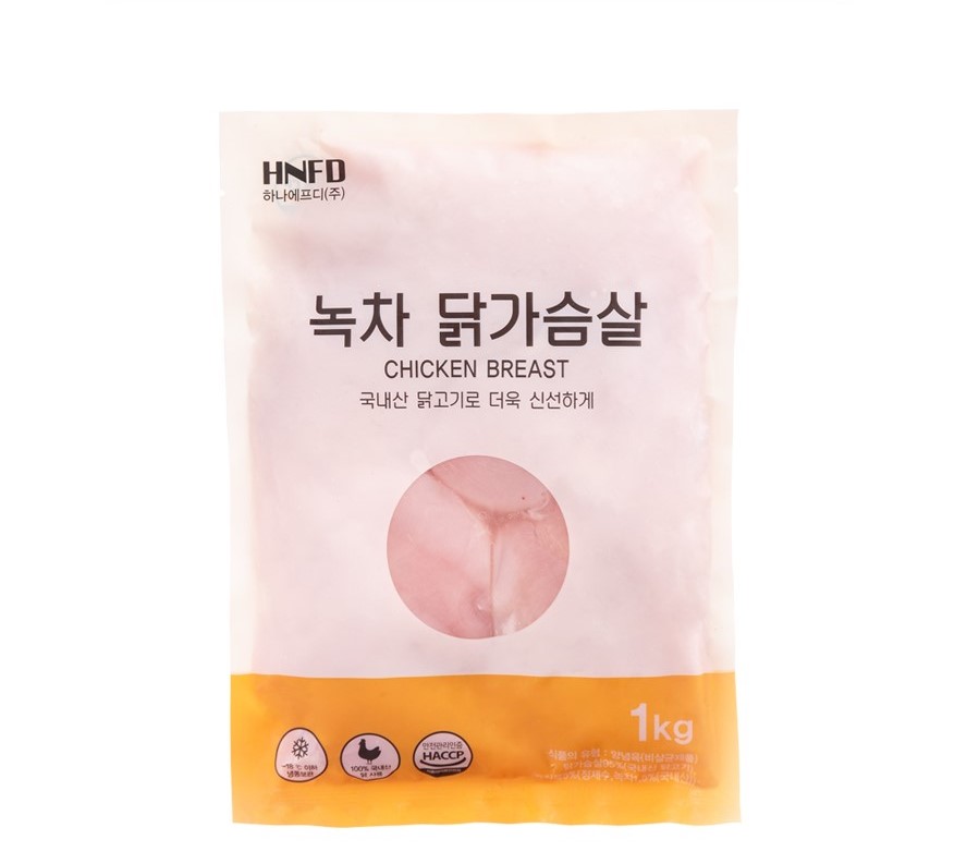 녹차 닭가슴살1kg x 10 개 ( 국내산 닭고기 ) : 하나에프디 주식회사