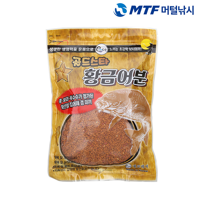 에코레저 골드스타 황금어분 떡밥 440g 집어제 붕어낚시 - 상품 이미지