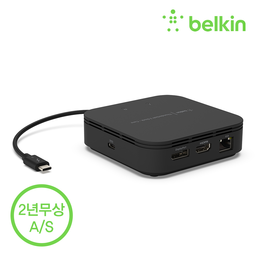 벨킨 썬더볼트3 독 코어 7in1 노트북 멀티 허브 F4U110bt 아이맥 맥북 프로 갤럭시북5 아이패드 LG그램 호환 USB허브 - 상세 이미지 2