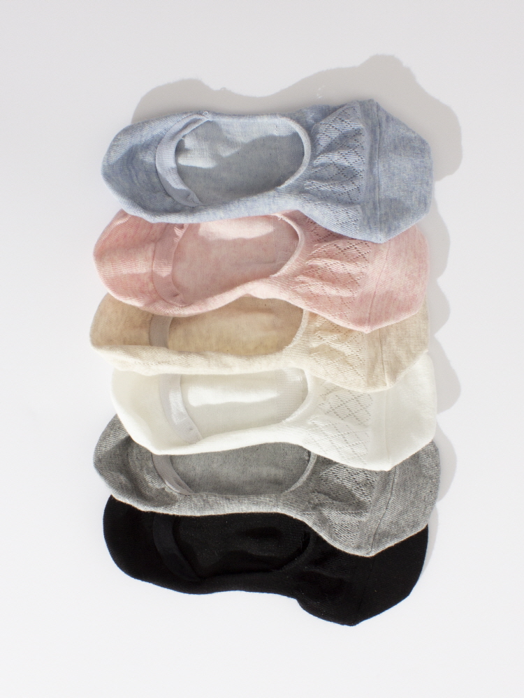 여자 덧신 양말 페이크삭스 망사 다이아