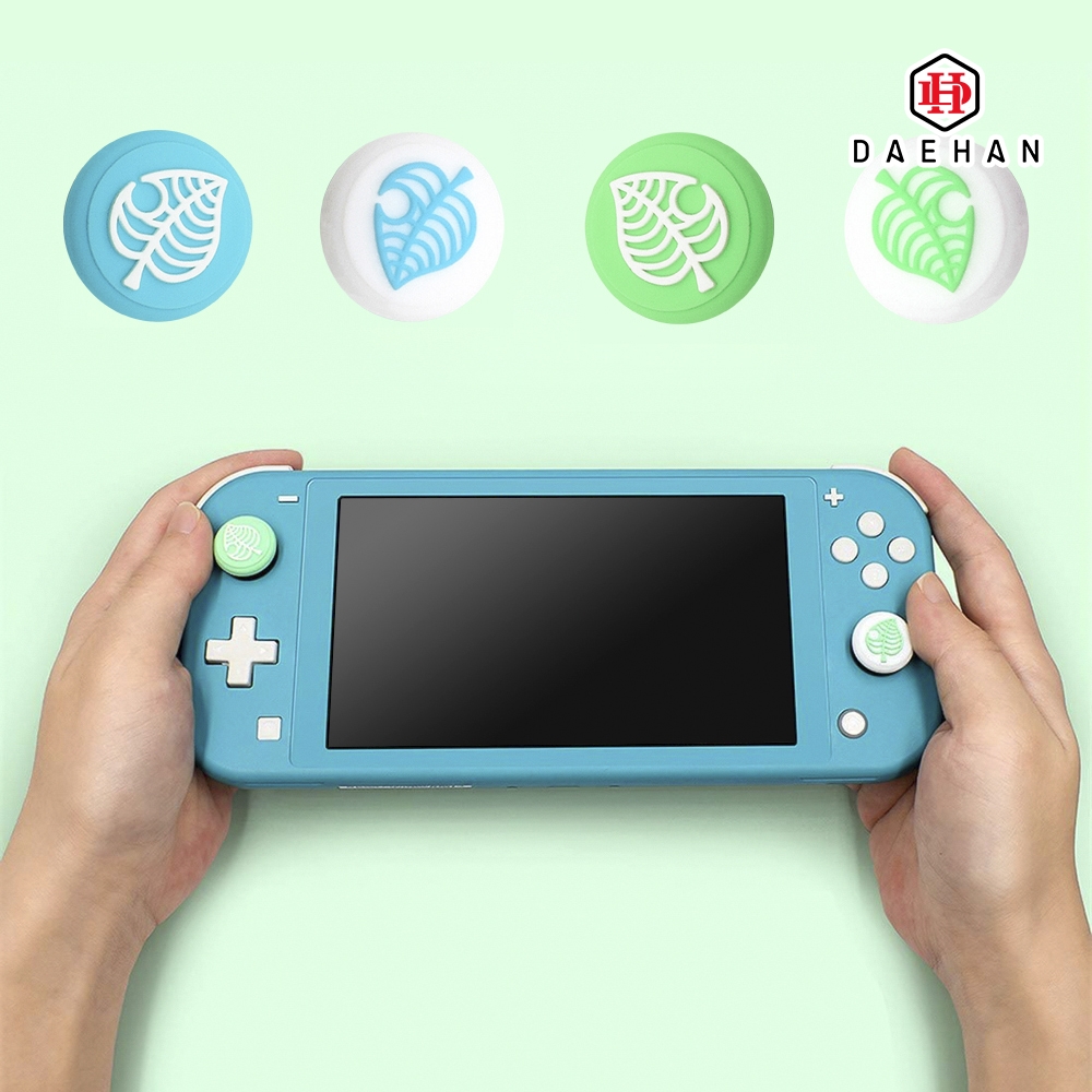 닌텐도 스위치 스틱커버 실리콘 동물의숲 에디션 그린+화이트 2개 1set ND-201 - 상세 이미지 2