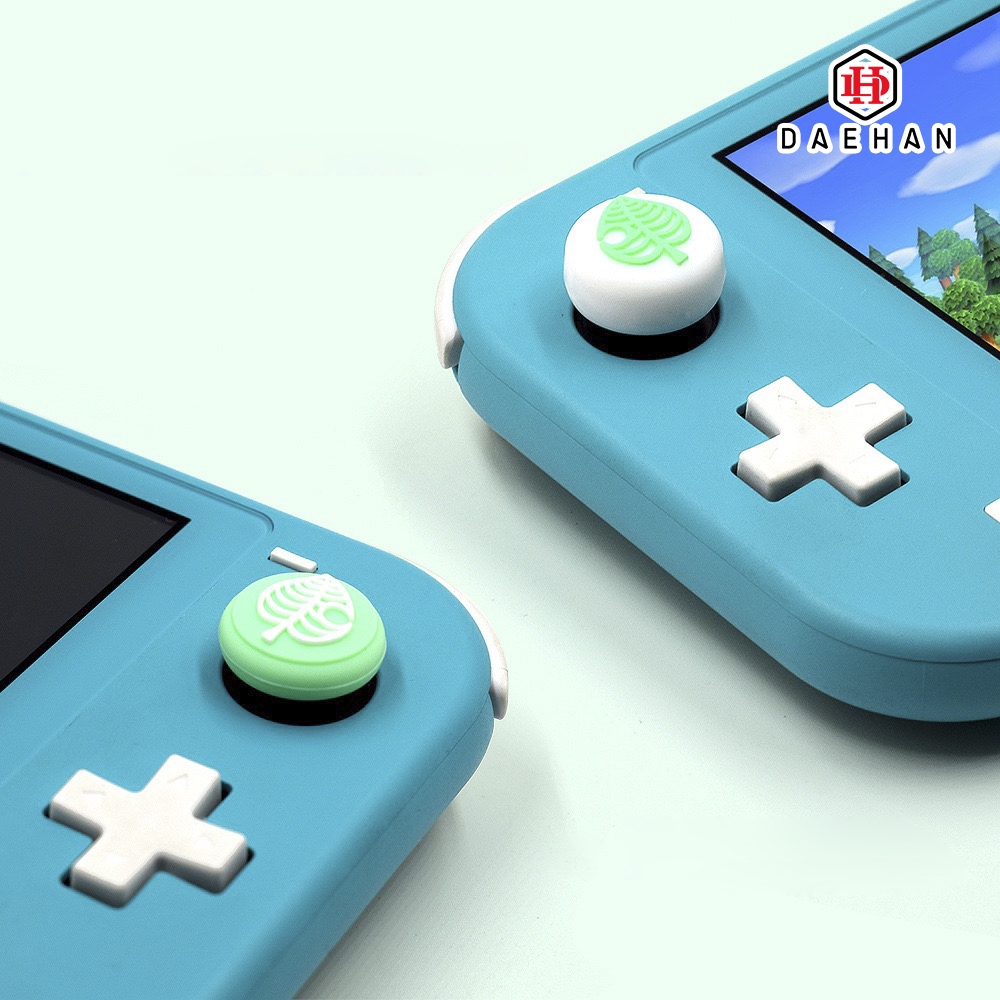 닌텐도 스위치 스틱커버 실리콘 동물의숲 에디션 그린+화이트 2개 1set ND-201 - 상세 이미지 4