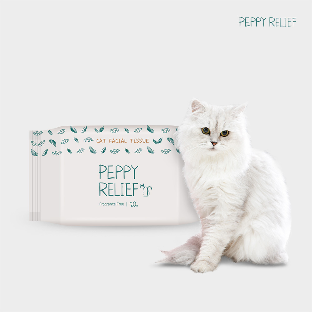 페피릴리프 고양이 물티슈 10팩 대나무원단 페이셜티슈 제품 이미지