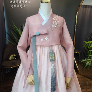 한복대여 은가비한복 청담동귀부인6 결혼식 여자 하객 혼주 가족 착용 후기 | 사이즈/핏 총정리 - 상품 이미지 2