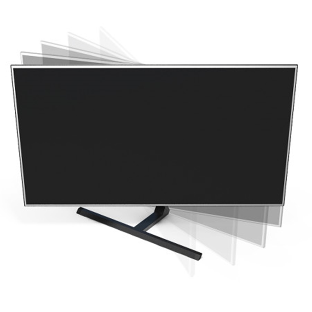 상하좌우 스탠드 TV 거치대 삼성 LG 호환 탁상형 낮은 티비다리 받침대 - 상세 이미지 2