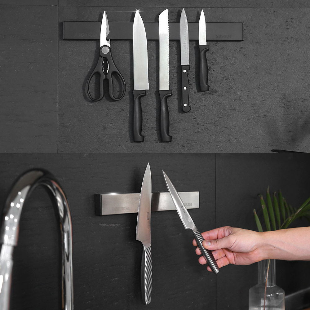 자석 칼 걸이 칼블럭 칼꽂이 거치대 30cm - 상세 이미지 2