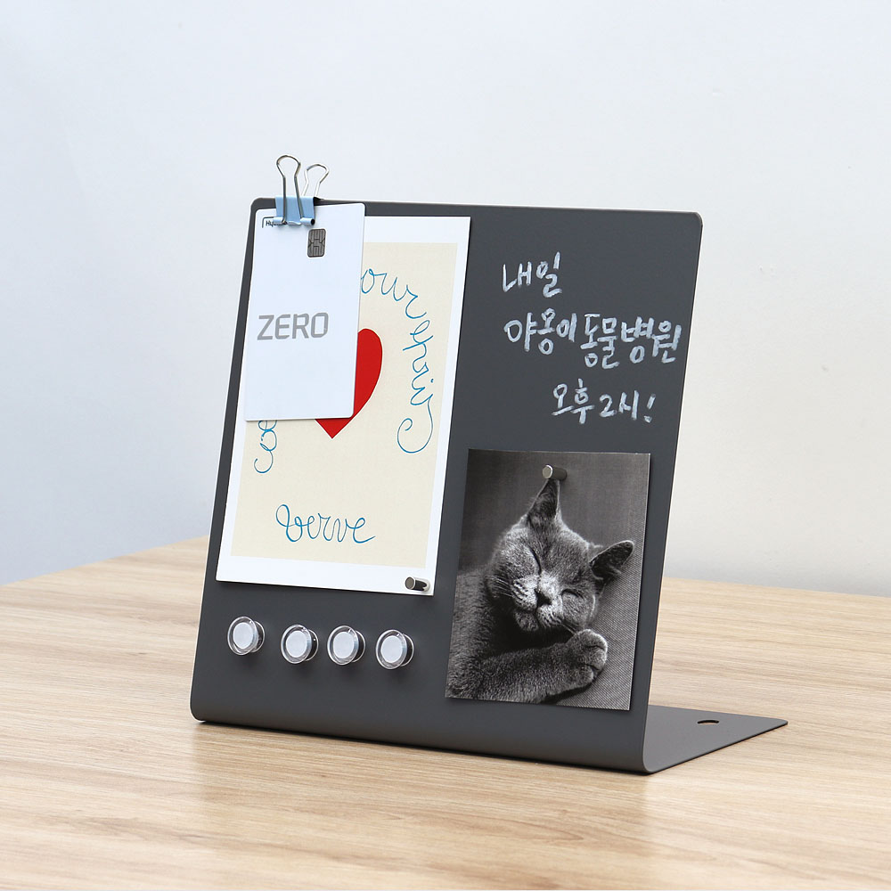 큐데스크 탁상 자석 메모보드 미니칠판 - 상세 이미지 5
