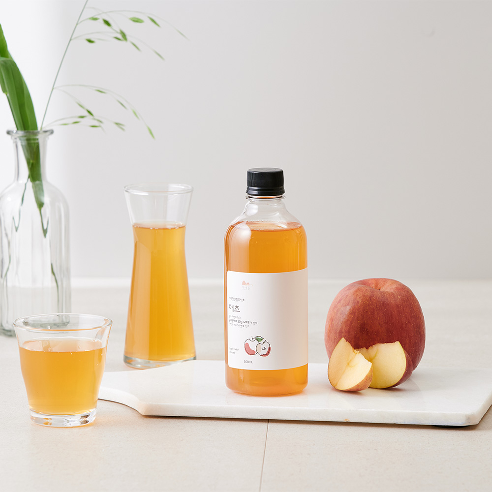 순희엄마 직접만드는 천연 발효 사과식초 애사비 식초 500ml - 상세 이미지 2