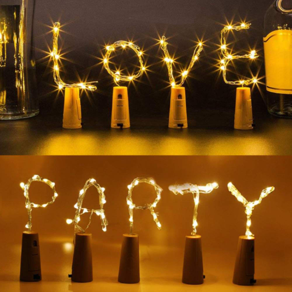 DDUNGK 코르크 와이어 전구 줄조명 감성 캠핑조명