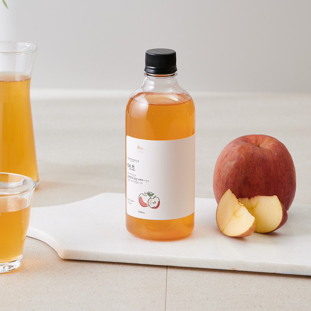 순희엄마 직접만드는 천연 발효 사과식초 애사비 식초 500ml - 상세 이미지 3