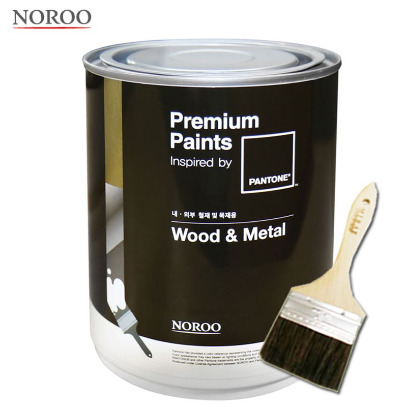 철재/목재용 팬톤페인트 우드앤메탈 에그쉘광(저광) 1L 실사용 후기 | 효과 있을까? - 대표 이미지