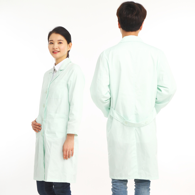 사계절용 의사 약사 실험실 LAB T/C30수면혼방 폴리 영양사가운 이미지 7