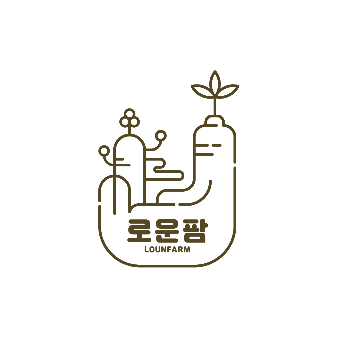 로운팜 스토어 로고