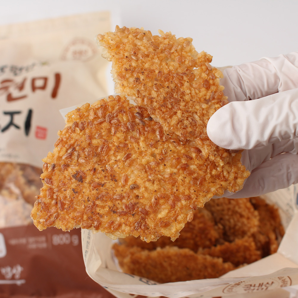 365편안 누룽지 800g 국산 현미 보리 가마솥 누룽지 탕 죽 간식 식사대용 숭늉 - 상세 이미지 3