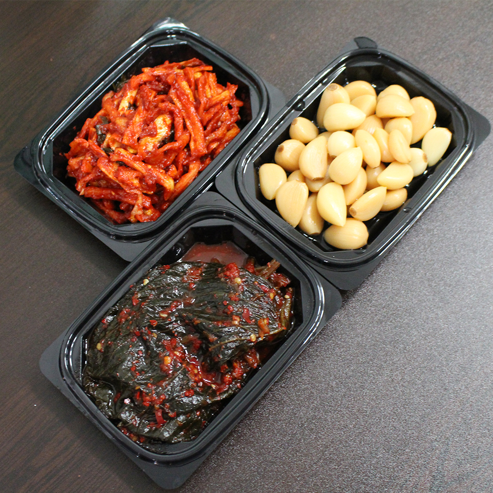[서울,성남,하남 당일배송] Dset (무말랭이+마늘+앙념깻잎) [암사 총각반찬] : 동네시장 장보기