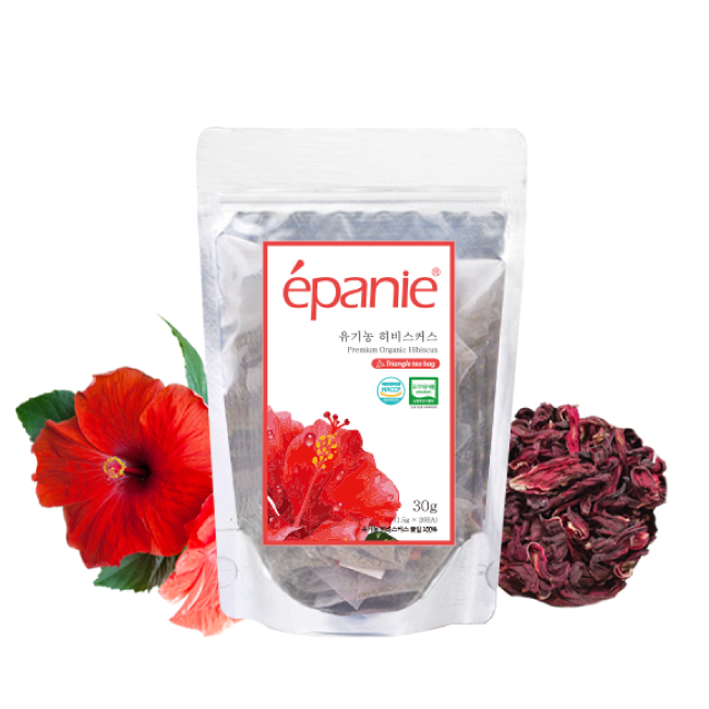 에빠니 유기농 허브차 히비스커스차 1.5g 허브티 삼각티백 50개입, 1개