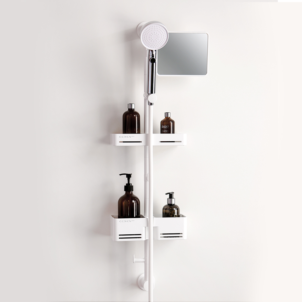 세비앙 샤워기 슬라이드바 샤워선반 DIY 욕실 샤워캐디 - 상품 이미지