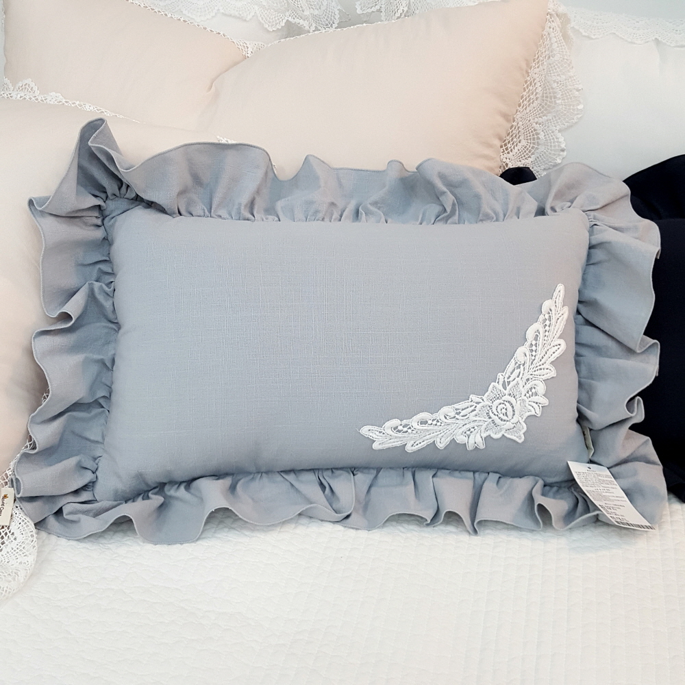 오월 ﻿엔젤 직사각 쇼파 쿠션 겸 긴 베개 (솜포함)