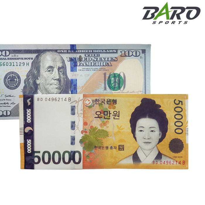 골프 내기지갑 지폐 반지갑 동반자 골프기념품 캐디용품 이벤트 용돈 기념일 돈봉투 오만원 - 상세 이미지 2