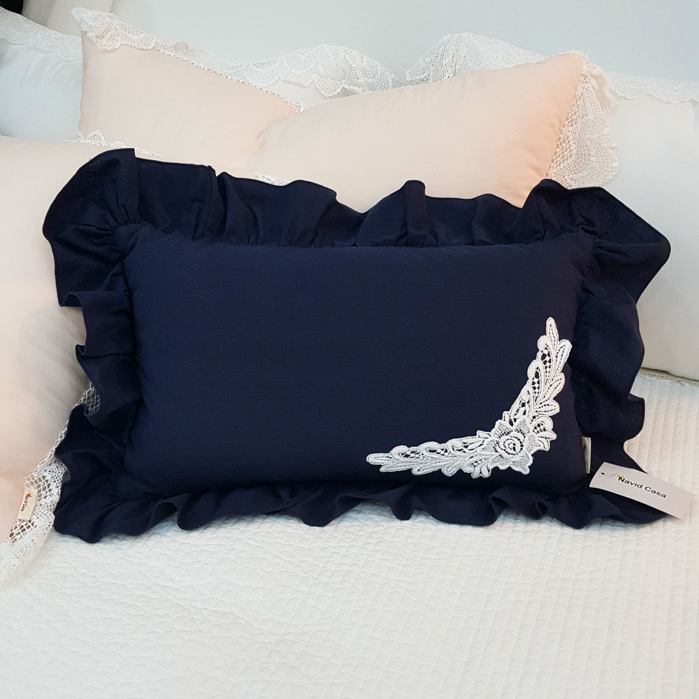 오월 ﻿엔젤 직사각 쇼파 쿠션 겸 긴 베개 (솜포함)