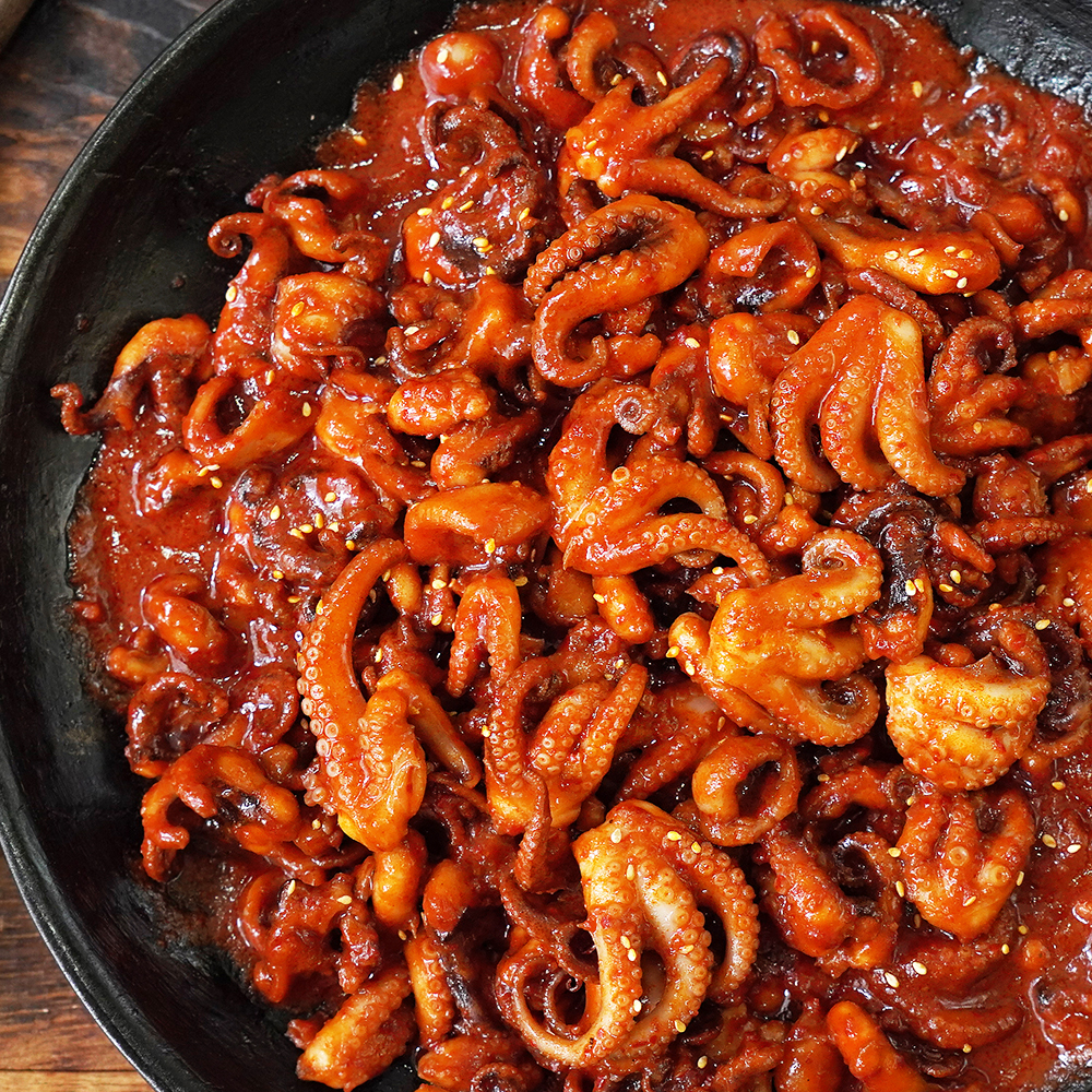 캠핑음식 맛있게 매운 쭈꾸미 볶음 450g - 상세 이미지 5