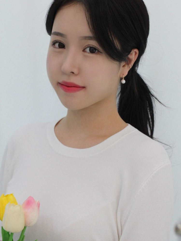 샤밍 18K 핵 진주 귀걸이 10미리 후크 여자 이어링 인어의 눈물 금 선물 - 상세 이미지 3