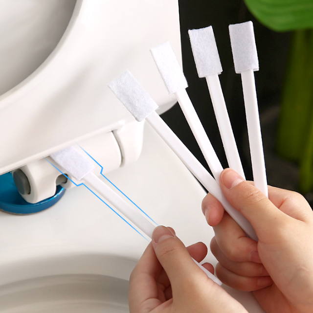 스케치룸 미니 틈새 브러쉬 7개입 / 데드코너 청소 부직포 스틱 변기 욕실