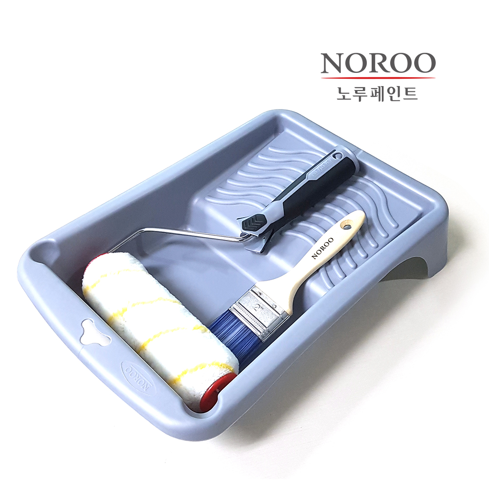 노루 페인트 메이트 175mm 트레이+붓+로라 세트 - 상품 이미지