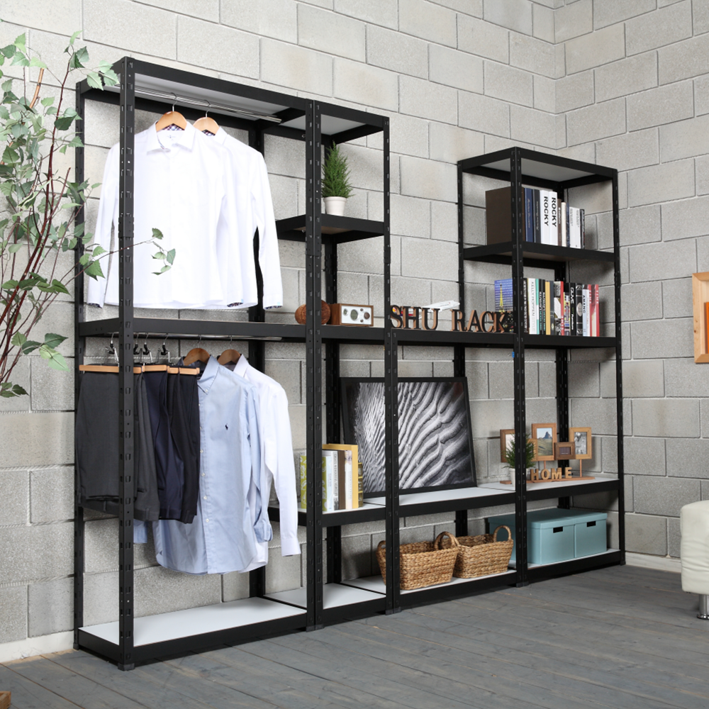 철제선반 조립식앵글 베란다 창고 선반 300x400x600 4단