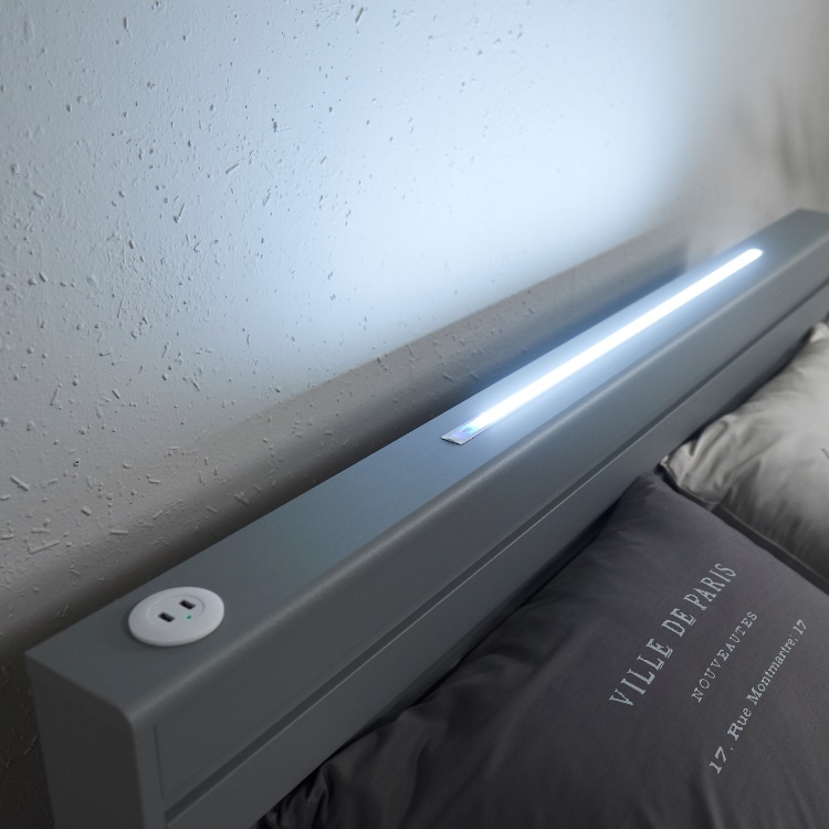 알파침대 어셈블 LED 멀티 수납 침대프레임 SS - 상세 이미지 5