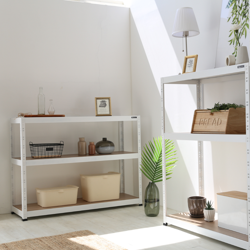 철제선반 조립식앵글 베란다 창고 선반 300x400x600 4단