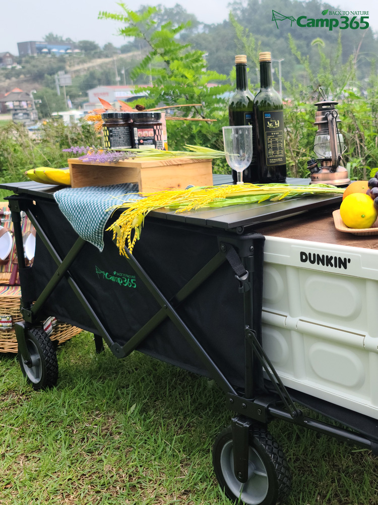 [캠프365] 파파웨건 스포츠 테이크아웃 전용 롤테이블 캠핑 웨건 상판 호환