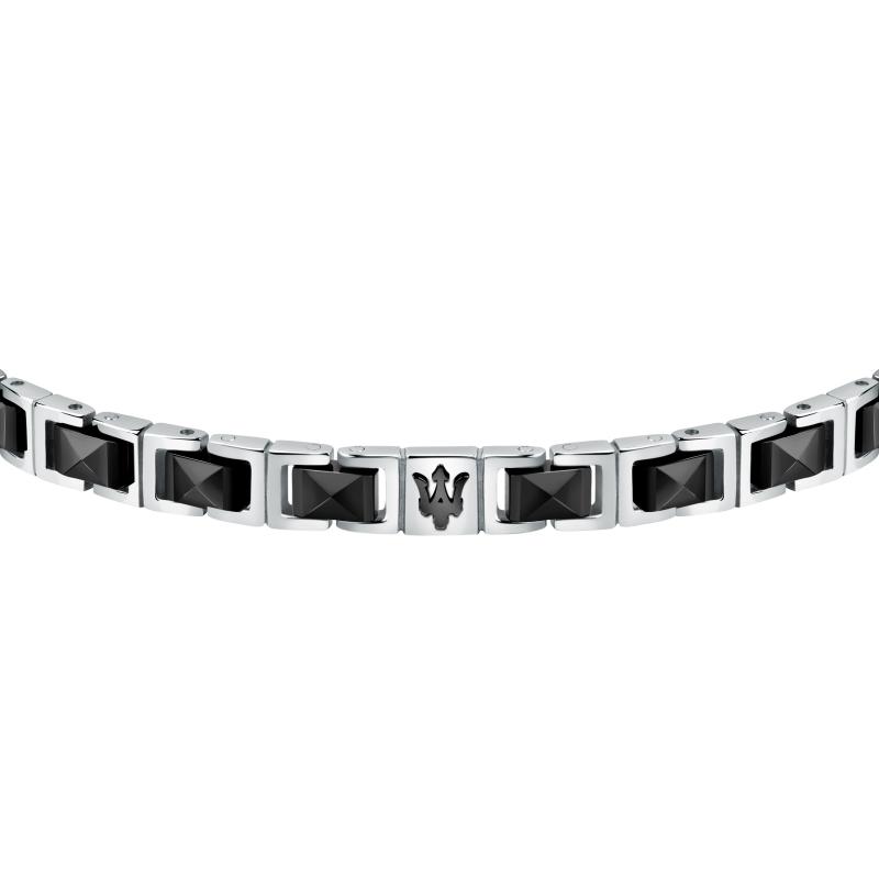 [Italian Design]마세라티 남자 세라믹 JM420ATI07 체인팔찌 메탈 액세서리 주얼리 명품 패션 - 상세 이미지 2