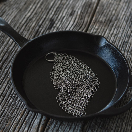 베어본즈 체인메일 클리너 캠핑 주방 청소용품 그리들 주물 친환경 스테인레스 스틸 철수세미