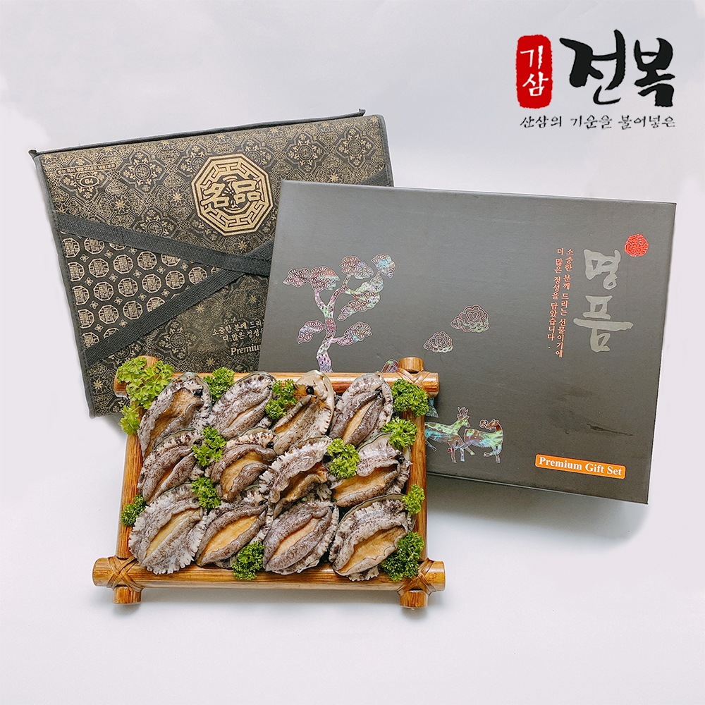 명품전복 프리미엄 선물세트 특특대 12마리(마리당 150g 내외)