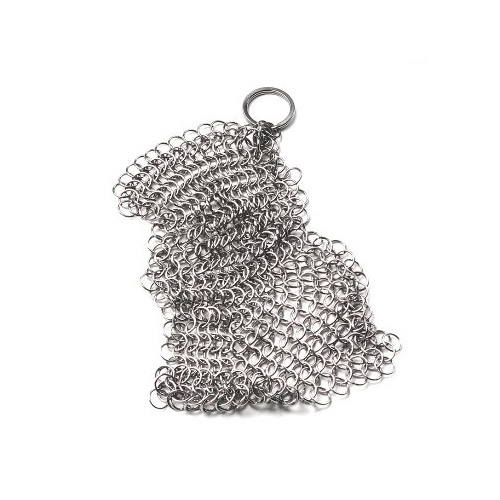 베어본즈 체인메일 클리너 캠핑 주방 청소용품 그리들 주물 친환경 스테인레스 스틸 철수세미