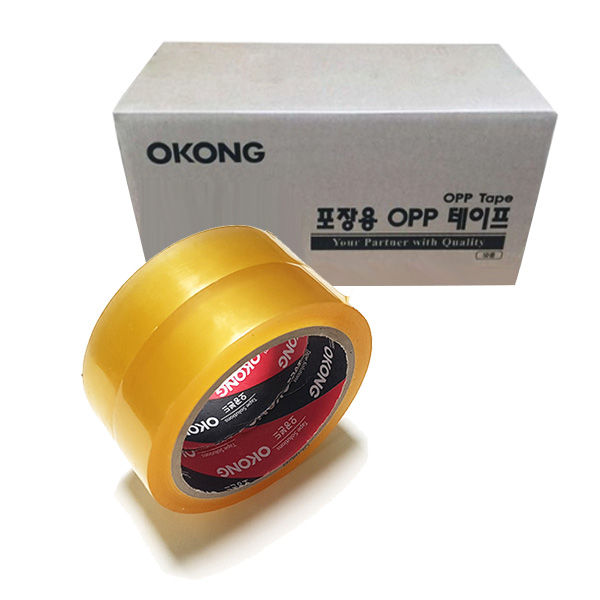 투명테이프 25mm x 40M 1박스(100개) / 대용량 - 메인 이미지