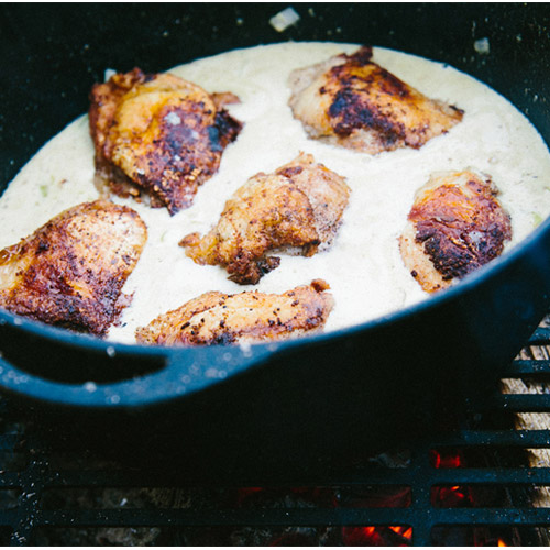 베어본즈 크록 10인치 무쇠 주물 냄비 캠핑 더치오븐