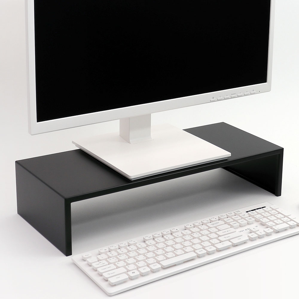 큐데스크 메탈 모니터 받침대 높이8cm