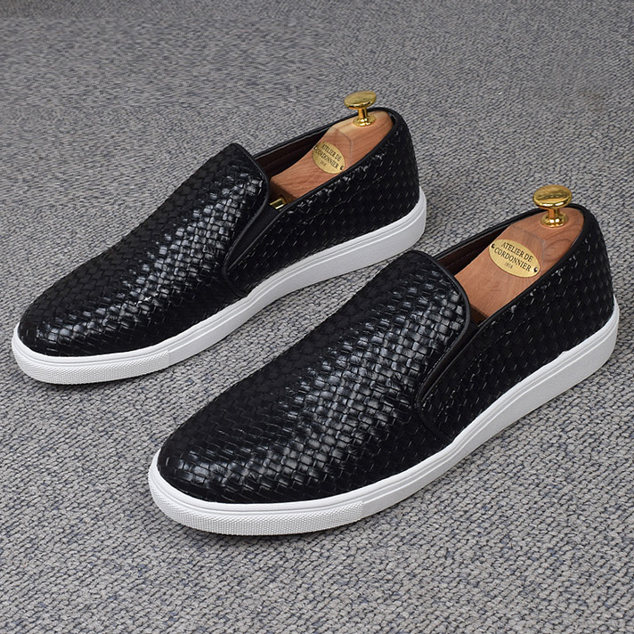 슈즈클래스 남자 빅사이즈 슬립온 스니커즈 (가죽 봄 여름 가을 290 300)