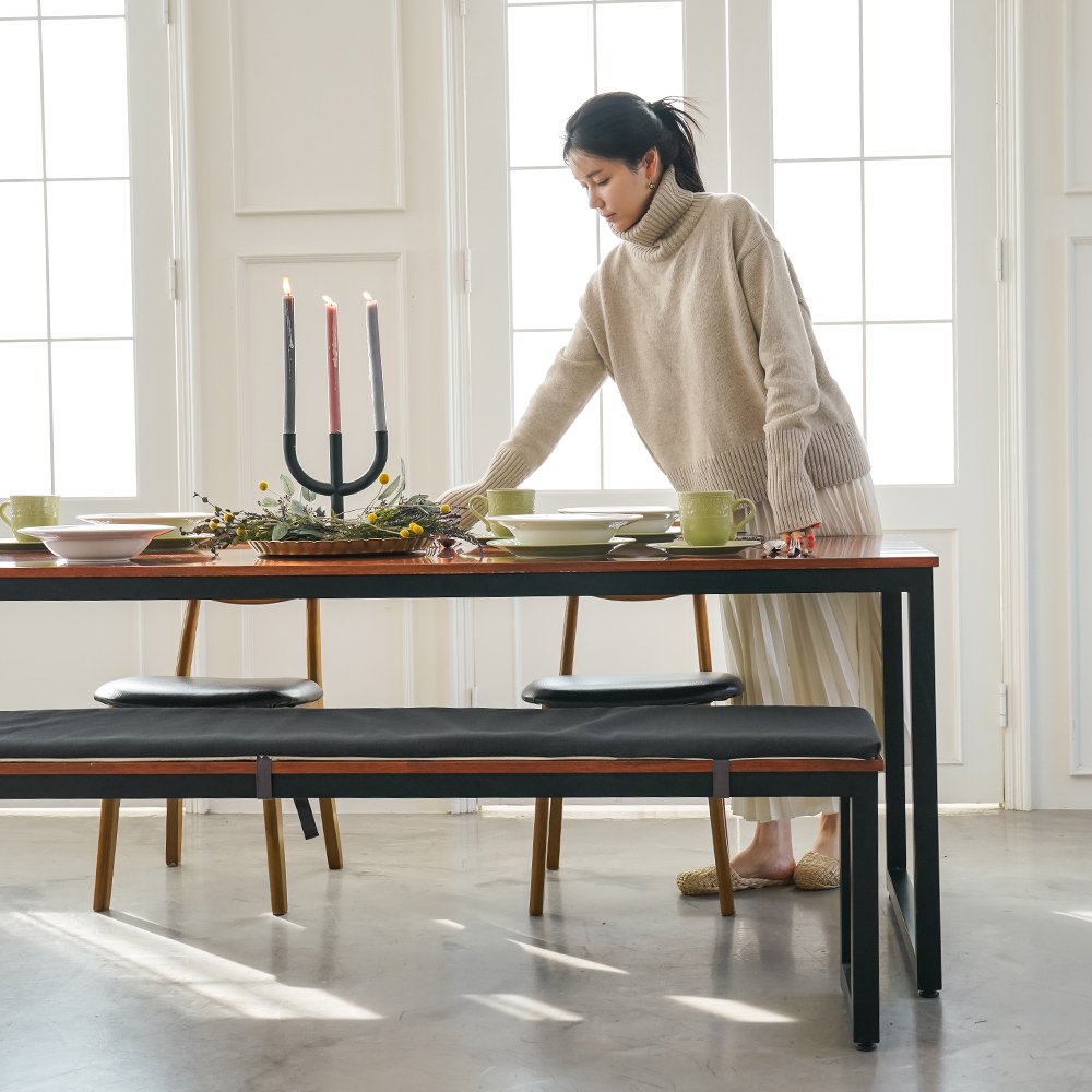 럭셔리 라텍스 벤치방석 식탁의자방석 긴방석 맞춤 주문제작가능