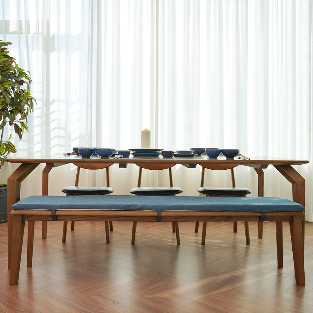 피톤치드 벤치방석 라텍스 식탁의자방석 긴방석 맞춤 주문제작가능